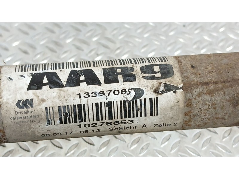 Recambio de transmision delantera izquierda para opel astra k sports tourer (b16) 1.6 cdti (35) referencia OEM IAM 13367065  