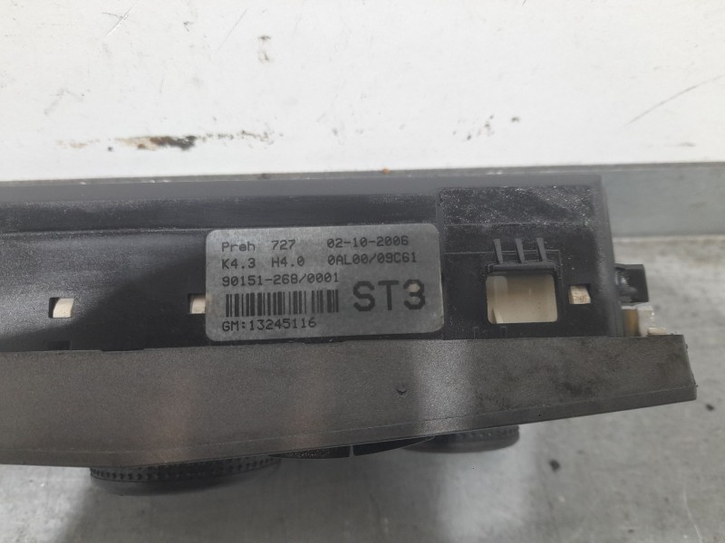 Recambio de mando calefaccion / aire acondicionado para opel astra h (a04) 1.7 cdti (l48) referencia OEM IAM 13245116  
