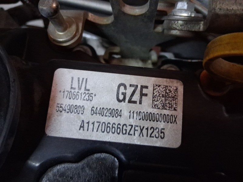 Recambio de motor completo para opel astra k sports tourer (b16) 1.6 cdti (35) referencia OEM IAM B16DTH INYECCION DENSO LVL 170