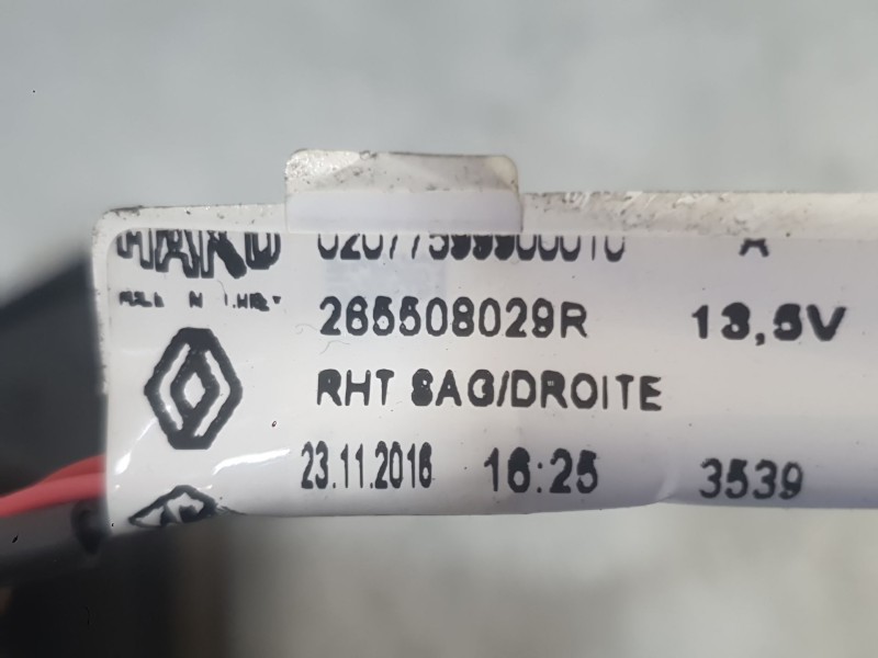 Recambio de piloto trasero derecho interior para renault clio iv (bh_) 1.5 dci 90 referencia OEM IAM 265505796R  