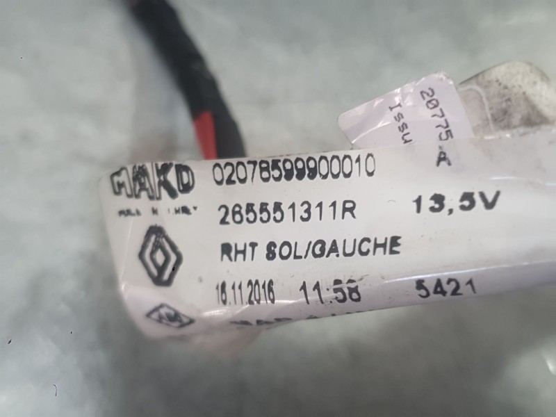 Recambio de piloto trasero izquierdo interior para renault clio iv (bh_) 1.5 dci 90 referencia OEM IAM 265552424R  