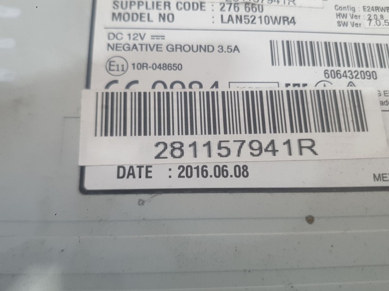 Recambio de sistema navegacion gps para renault clio iv (bh_) 1.5 dci 90 referencia OEM IAM 281151811R  