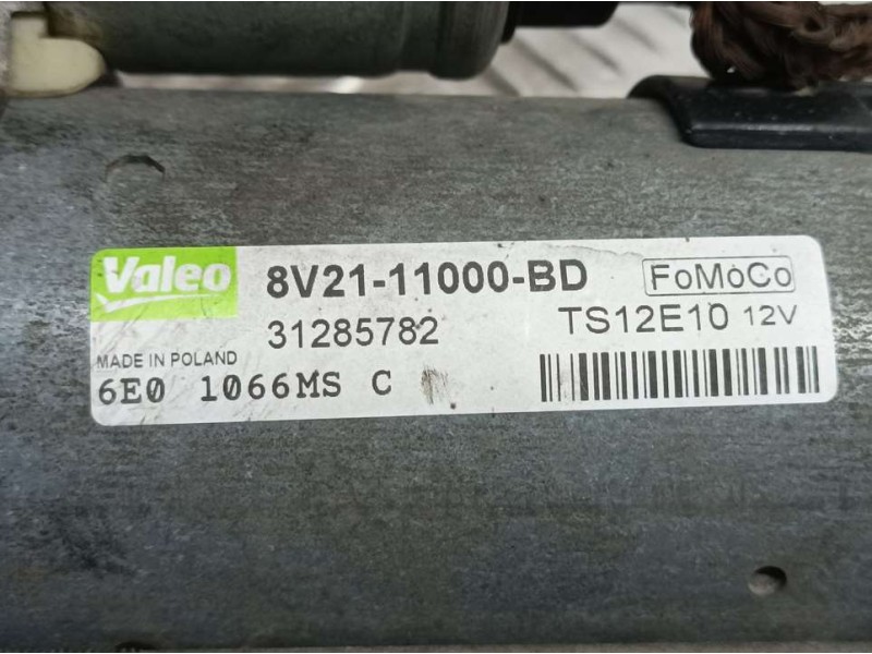 Recambio de motor arranque para ford fiesta (cb1) ambiente referencia OEM IAM 8V2111000BD TS12E10 VALEO