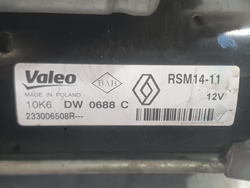 Recambio de motor arranque para renault clio iv (bh_) 1.5 dci 90 referencia OEM IAM 233000603R  