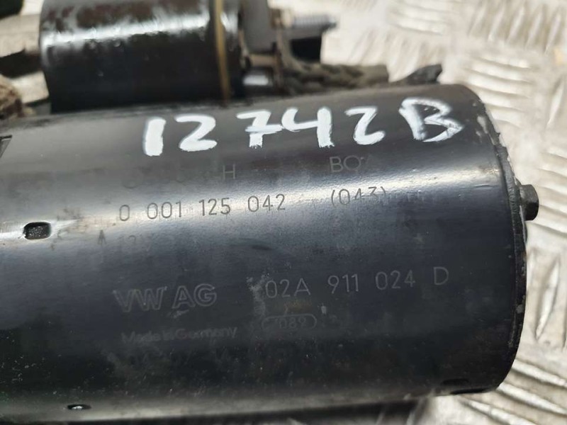 Recambio de motor arranque para volkswagen polo (9n1) trendline referencia OEM IAM 02A911024D 0001125042 BOSCH