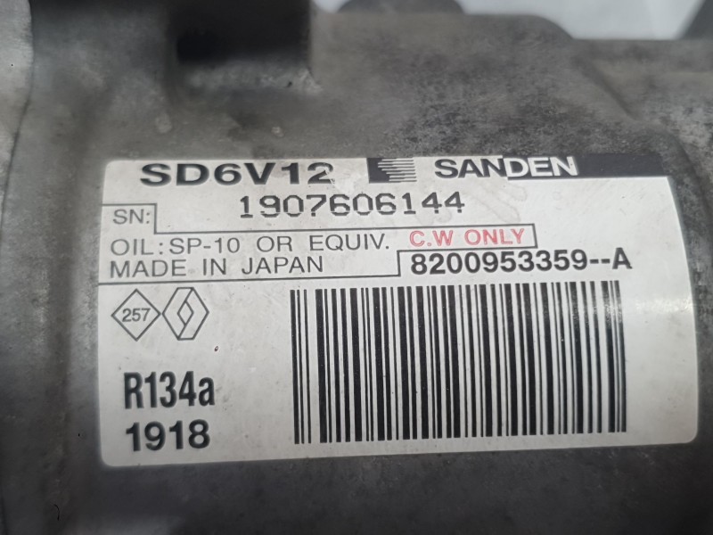 Recambio de compresor aire acondicionado para renault kangoo / grand kangoo ii (kw0/1_) 1.5 dci 70 (kw0v, kw0a) referencia OEM I