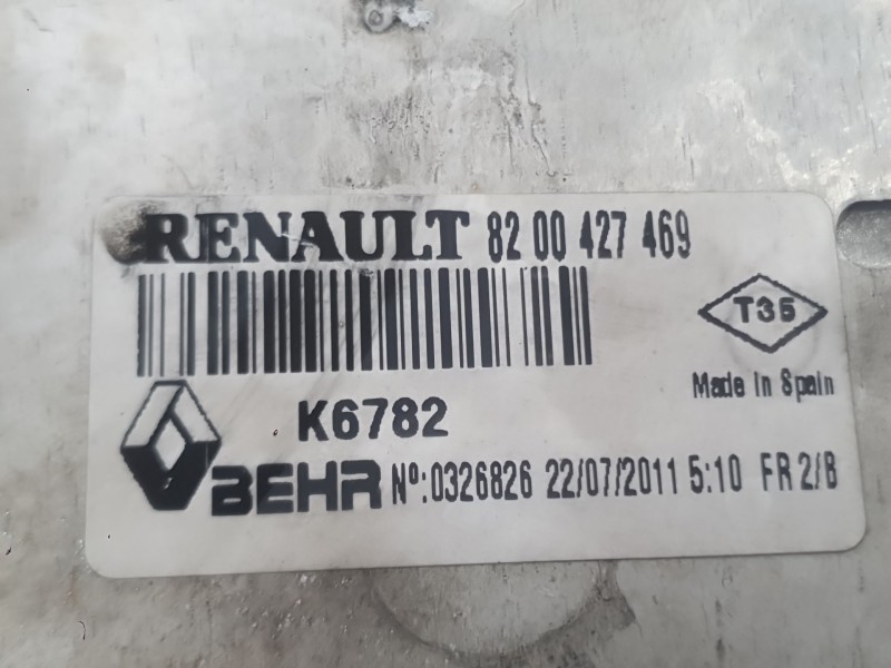 Recambio de intercooler para renault kangoo / grand kangoo ii (kw0/1_) 1.5 dci 70 (kw0v, kw0a) referencia OEM IAM 8200427469  