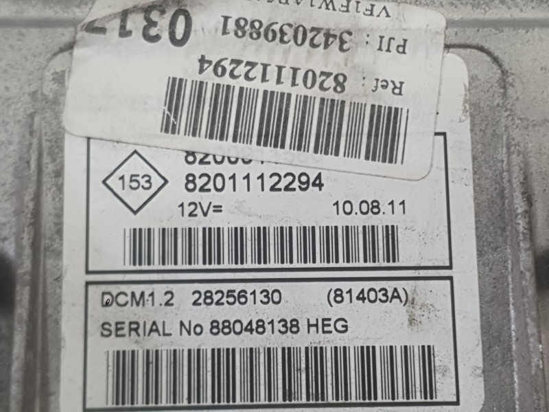 Recambio de centralita motor uce para renault kangoo / grand kangoo ii (kw0/1_) 1.5 dci 70 (kw0v, kw0a) referencia OEM IAM   