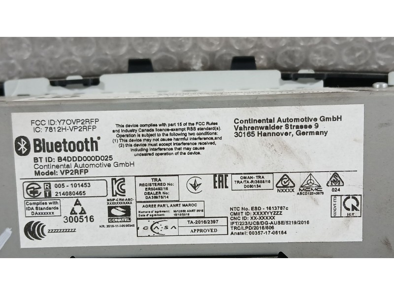 Recambio de sistema navegacion gps para fiat 500 c (312_) 1.2 (312cxa1a, 312axa1a) referencia OEM IAM 735800620  