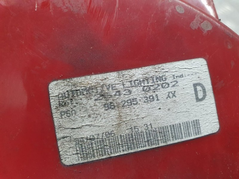 Recambio de piloto trasero derecho para peugeot 607 (s2) titanio pack referencia OEM IAM 96295391  EXTERIOR