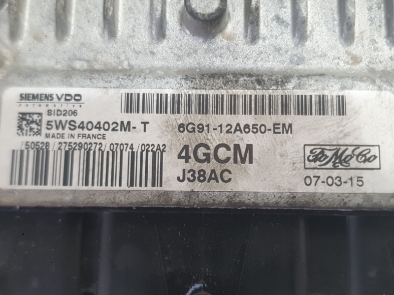Recambio de centralita motor uce para ford galaxy ii (wa6) 2.0 tdci referencia OEM IAM 6G9112A650EM  