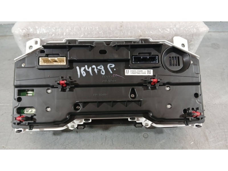 Recambio de cuadro instrumentos para toyota yaris (_p21_, _pa1_, _ph1_) 1.5 hybrid (mxph11) referencia OEM IAM 83800K0232 T  