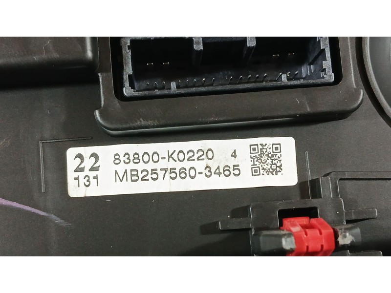 Recambio de cuadro instrumentos para toyota yaris (_p21_, _pa1_, _ph1_) 1.5 hybrid (mxph11) referencia OEM IAM 83800K0232 T  