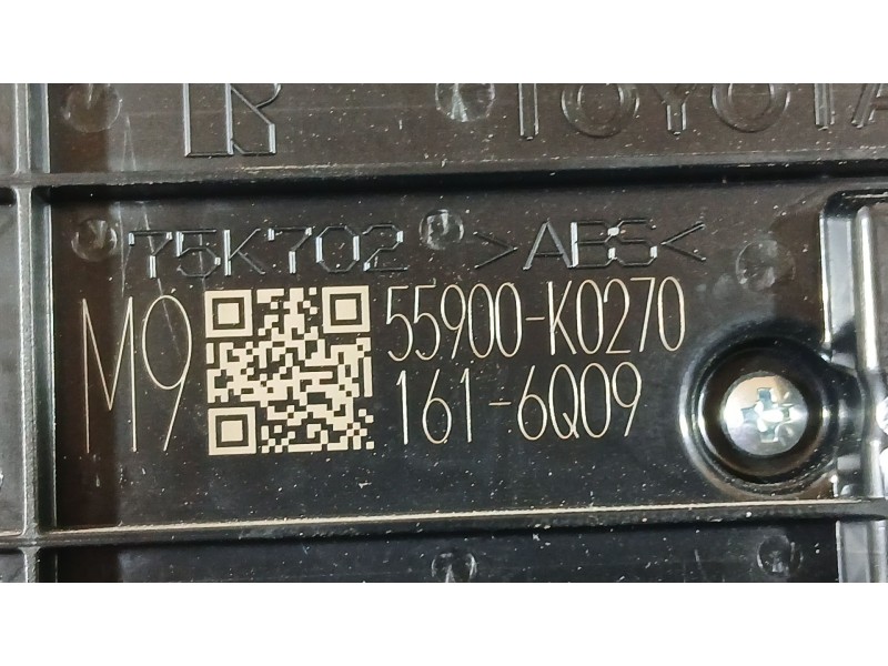 Recambio de mando climatizador para toyota yaris (_p21_, _pa1_, _ph1_) 1.5 hybrid (mxph11) referencia OEM IAM 55900K0270  