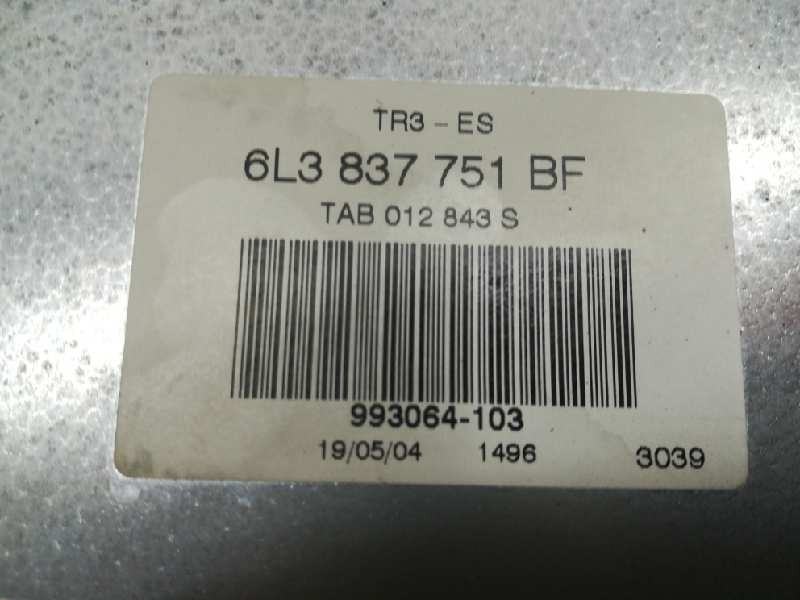 Recambio de elevalunas delantero izquierdo para seat ibiza (6l1) 1.9 sdi referencia OEM IAM 6L3837751BF  ELECTRICO