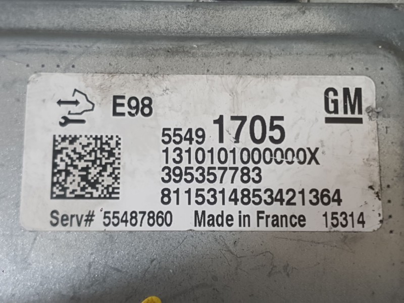 Recambio de centralita motor uce para opel mokka / mokka x (j13) 1.6 cdti (_76) referencia OEM IAM 12721349  