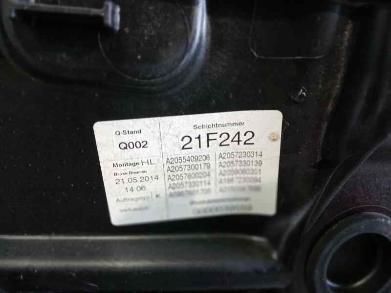 Recambio de elevalunas trasero izquierdo para mercedes-benz clase c (w205) lim. c 220 bluetec referencia OEM IAM A2055409206  EL