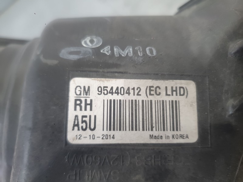 Recambio de faro derecho para opel mokka / mokka x (j13) 1.6 cdti (_76) referencia OEM IAM 95095497  