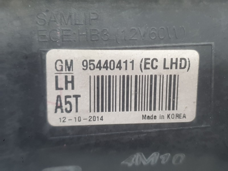 Recambio de faro izquierdo para opel mokka / mokka x (j13) 1.6 cdti (_76) referencia OEM IAM 95095496  