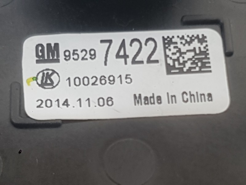 Recambio de mando luces para opel mokka / mokka x (j13) 1.6 cdti (_76) referencia OEM IAM 95297435  