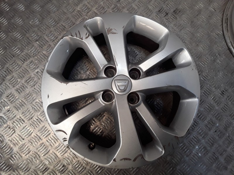 Recambio de juego llantas aluminio para dacia lodgy (js_) 1.5 dci referencia OEM IAM 6X16 4 TORN ET40 ALUMINIO ROZADAS