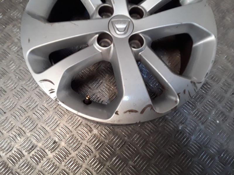 Recambio de juego llantas aluminio para dacia lodgy (js_) 1.5 dci referencia OEM IAM 6X16 4 TORN ET40 ALUMINIO ROZADAS