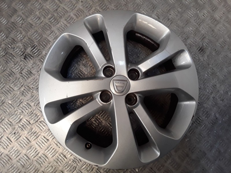 Recambio de juego llantas aluminio para dacia lodgy (js_) 1.5 dci referencia OEM IAM 6X16 4 TORN ET40 ALUMINIO ROZADAS