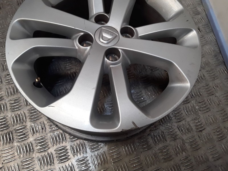 Recambio de juego llantas aluminio para dacia lodgy (js_) 1.5 dci referencia OEM IAM 6X16 4 TORN ET40 ALUMINIO ROZADAS