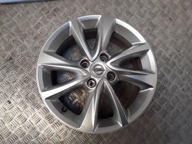 Recambio de llanta aluminio para opel corsa f (p2jo) 1.2 (68) referencia OEM IAM 6.5X16 4 TORN ET38 ALUMINIO ROZADA
