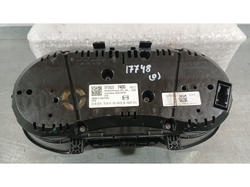 Recambio de cuadro instrumentos para seat leon st (5f8) 1.2 tsi referencia OEM IAM 5F0920740F  