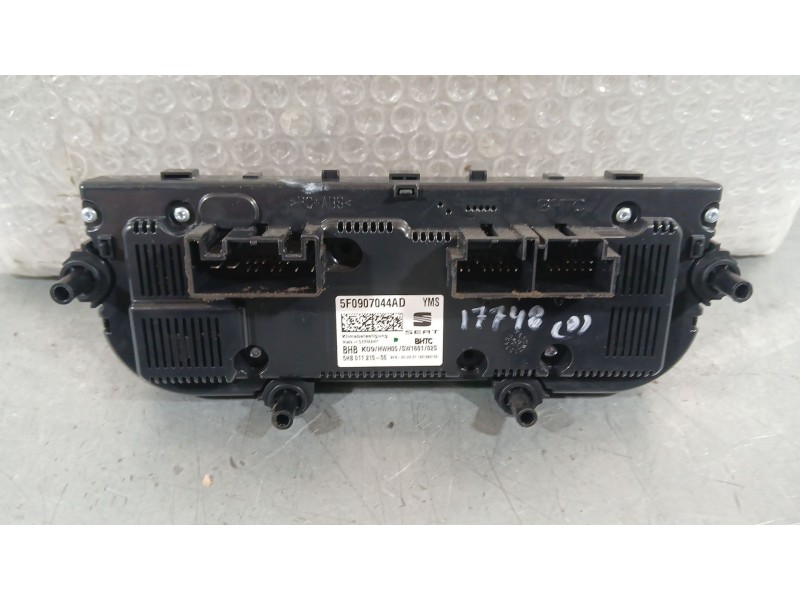 Recambio de mando climatizador para seat leon st (5f8) 1.2 tsi referencia OEM IAM 5F0907044BKYMS  