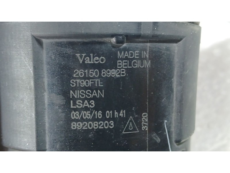 Recambio de faro antiniebla izquierdo para nissan qashqai ii (j11, j11_) 1.5 dci referencia OEM IAM 261508992B  