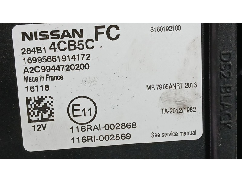 Recambio de modulo electronico para nissan qashqai ii (j11, j11_) 1.5 dci referencia OEM IAM   