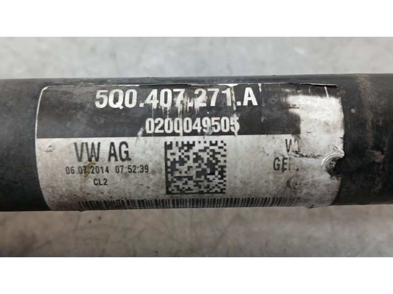 Recambio de transmision delantera izquierda para seat leon st (5f8) 1.4 tsi referencia OEM IAM 5Q0407271B  