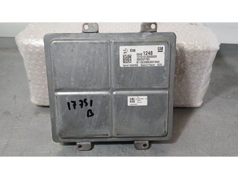 Recambio de centralita motor uce para opel zafira tourer c (p12) 1.6 cdti (75) referencia OEM IAM 12721352  