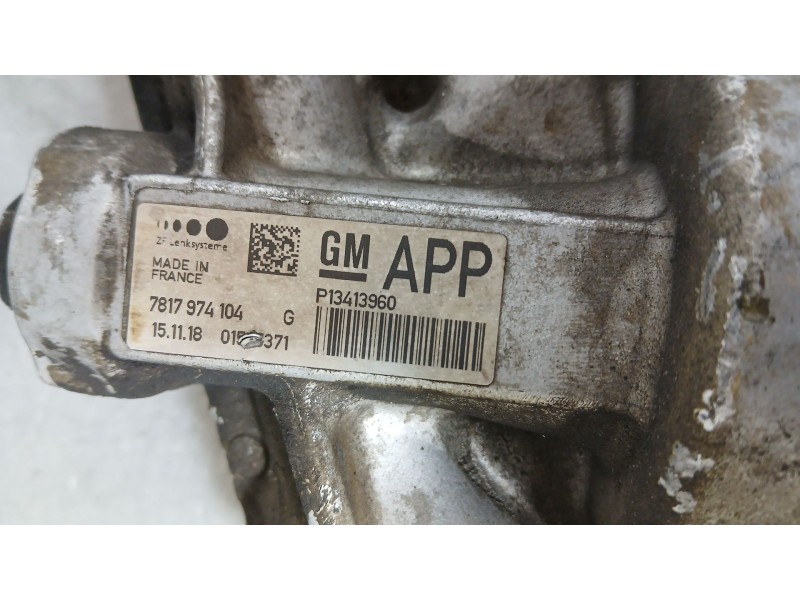 Recambio de cremallera direccion para opel zafira tourer c (p12) 1.6 cdti (75) referencia OEM IAM 39101584  