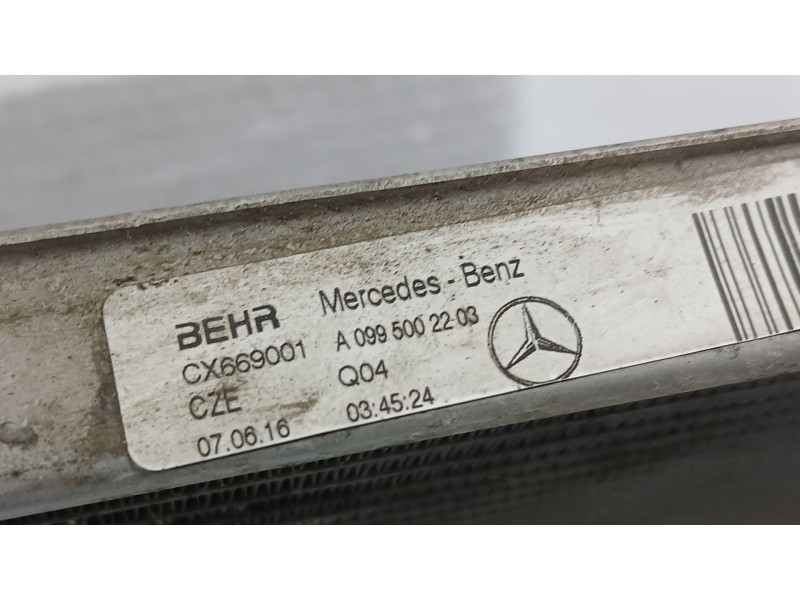 Recambio de radiador agua para mercedes-benz clase c coupé (c205) c 200 (205.342) referencia OEM IAM A0995002203  