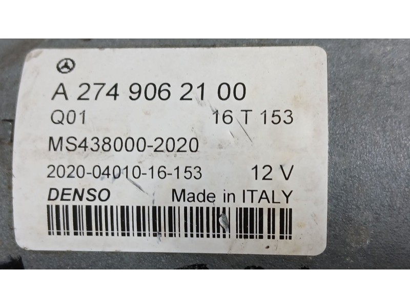 Recambio de motor arranque para mercedes-benz clase c coupé (c205) c 200 (205.342) referencia OEM IAM A2749062100  