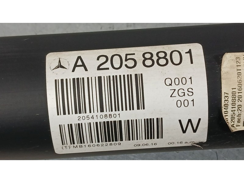 Recambio de transmision central para mercedes-benz clase c coupé (c205) c 200 (205.342) referencia OEM IAM A2054108801  