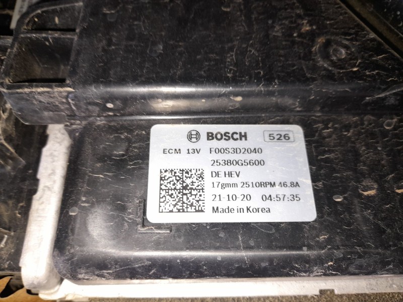 Recambio de electroventilador para kia niro i (de) 1.6 gdi hybrid referencia OEM IAM 25380G2000  