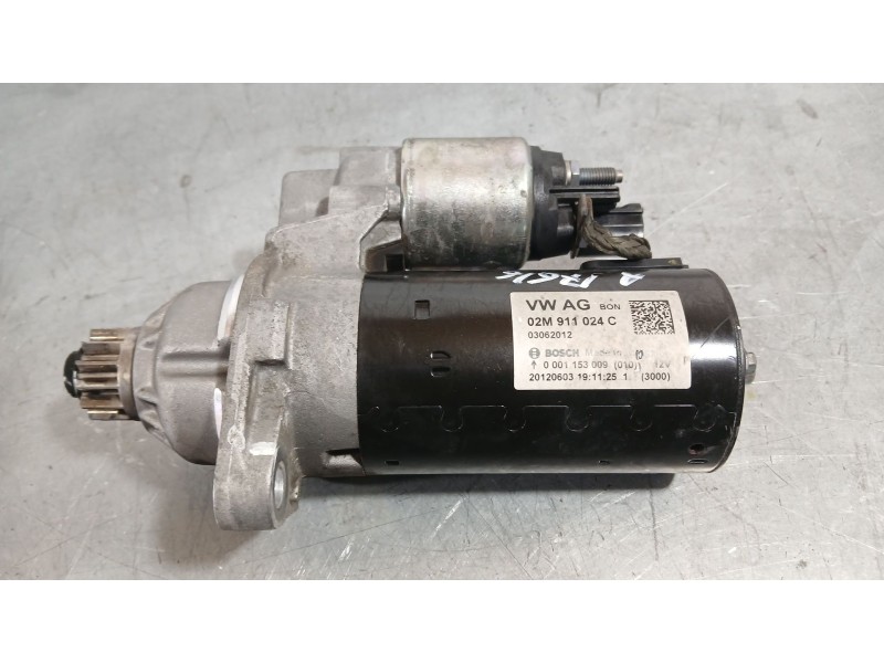 Recambio de motor arranque para audi q3 (8ub, 8ug) 2.0 tdi referencia OEM IAM 02M911024CX  