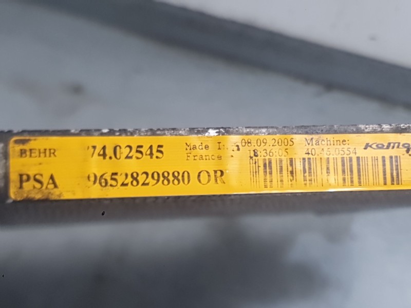 Recambio de condensador / radiador aire acondicionado para citroën xsara picasso (n68) 2.0 hdi referencia OEM IAM 6455CV  