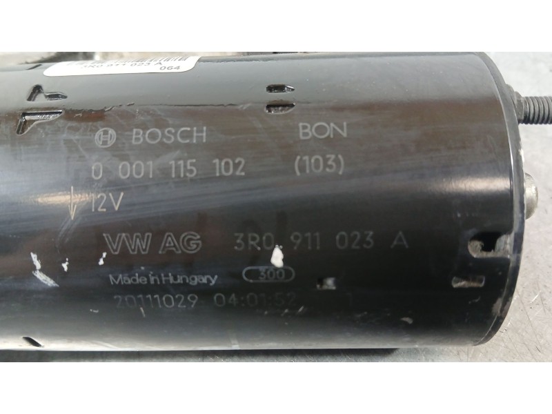 Recambio de motor arranque para seat exeo (3r2) 2.0 tdi referencia OEM IAM 3R0911023A BOSCH 0001115102