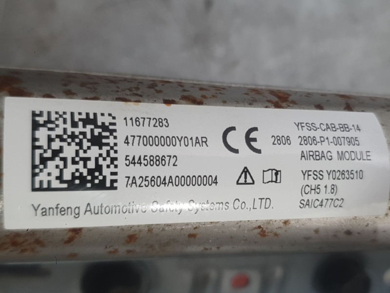 Recambio de airbag cortina delantero derecho para mg hs (as23) 1.5 ehs hybrid (csa6463) referencia OEM IAM 10363715  