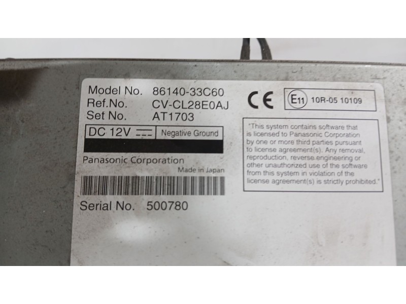 Recambio de sistema audio / radio cd para lexus es 300h referencia OEM IAM   