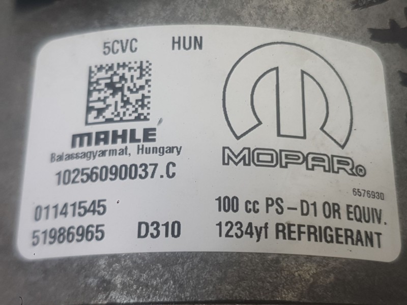 Recambio de compresor aire acondicionado para fiat tipo sedán (356_, 357_) 1.4 (356sxa1b) referencia OEM IAM 51986965  