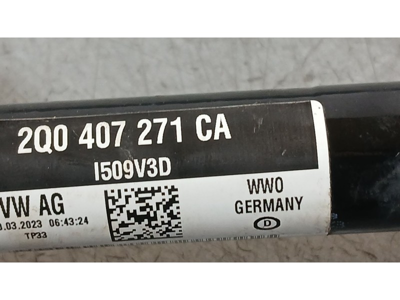 Recambio de transmision delantera izquierda para volkswagen t-cross (c11, d31) 1.0 tsi referencia OEM IAM 2Q0407271CA  