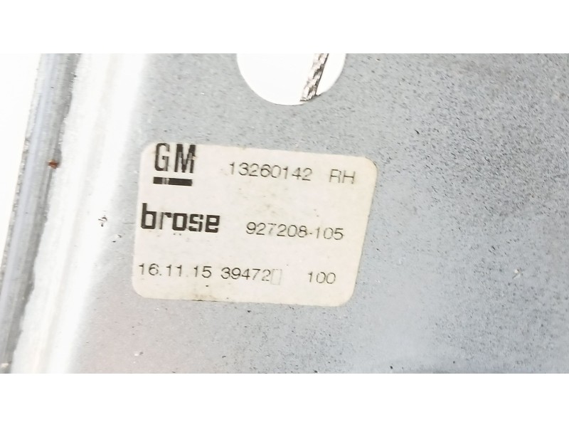 Recambio de elevalunas trasero derecho para opel zafira tourer c (p12) 1.6 cdti (75) referencia OEM IAM 13369290  
