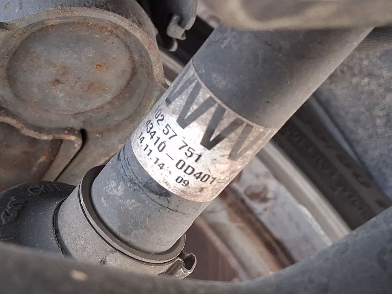 Recambio de transmision delantera derecha para toyota yaris (_p13_) 1.5 hybrid (nhp130_) referencia OEM IAM 434100D401  