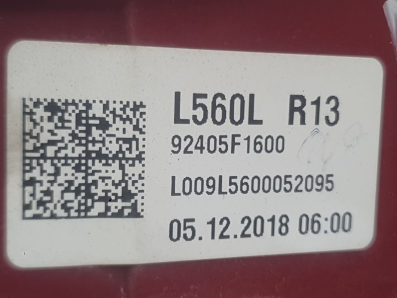 Recambio de piloto trasero izquierdo interior para kia sportage iv (ql, qle) 1.6 gdi referencia OEM IAM 92405D9010  